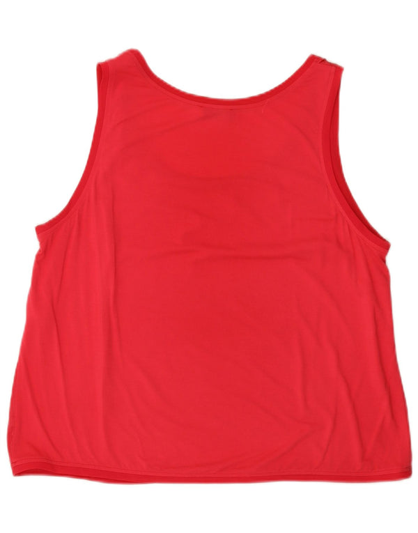 MINT VELVET Débardeur Femme UK 14 Grande Soie Rose