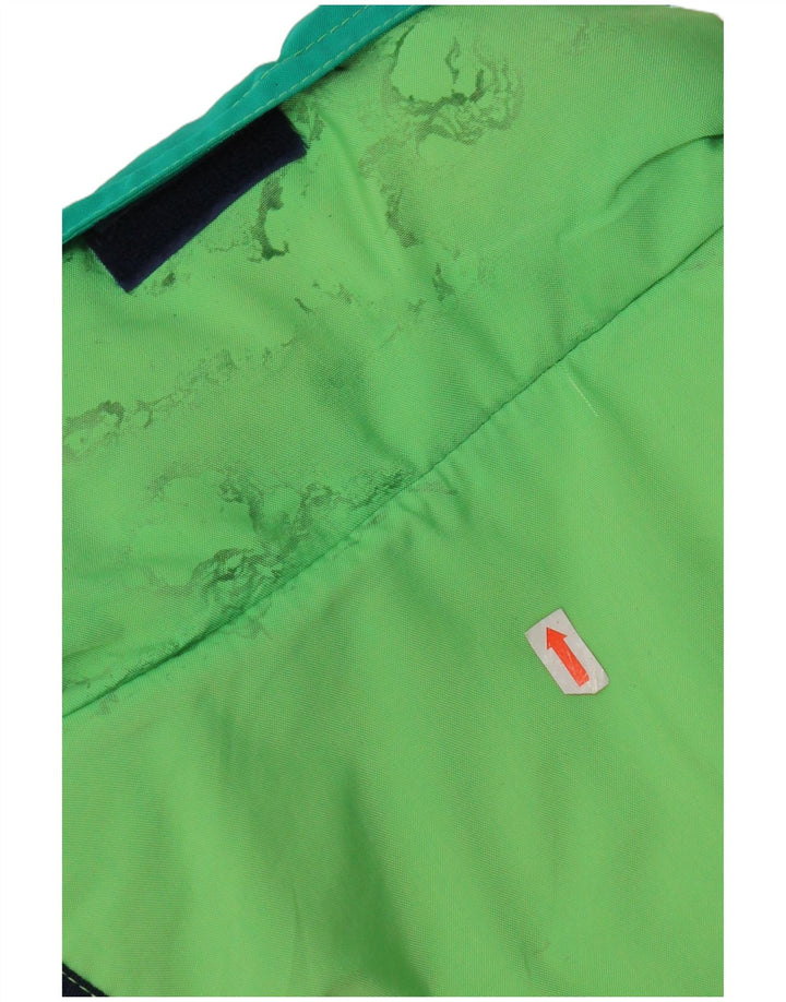 Colmar Veste de ski à capuche pour homme IT 52 Large Vert Colourblock