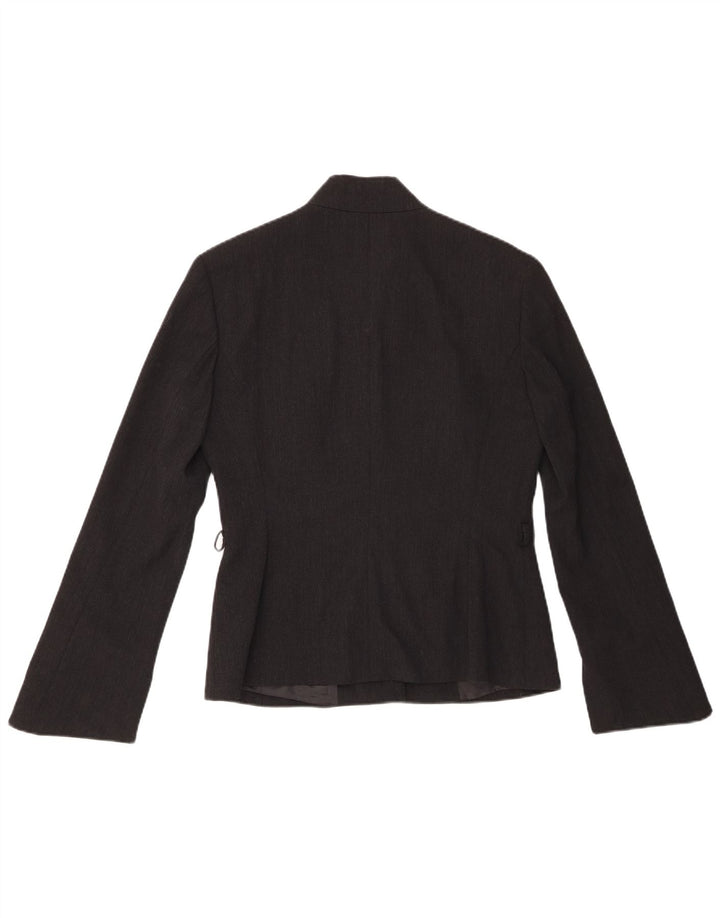 Veste Blazer Femme SEVENTY IT 44 Laine Vierge Noir Moyen