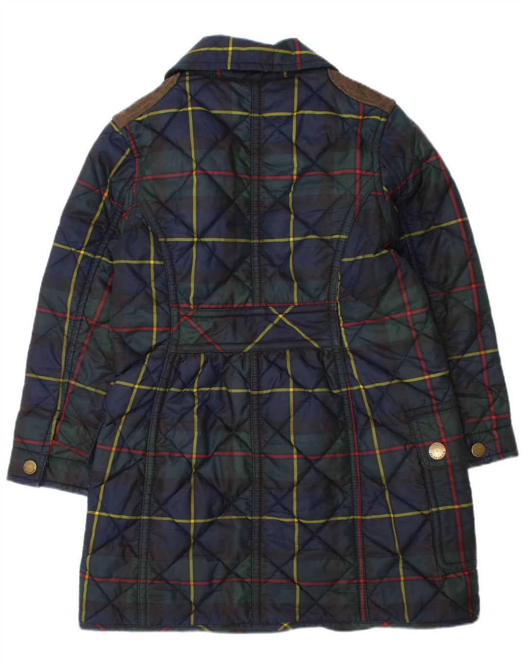 Ralph Lauren Veste matelassée fille 3-4 ans bleu marine à carreaux
