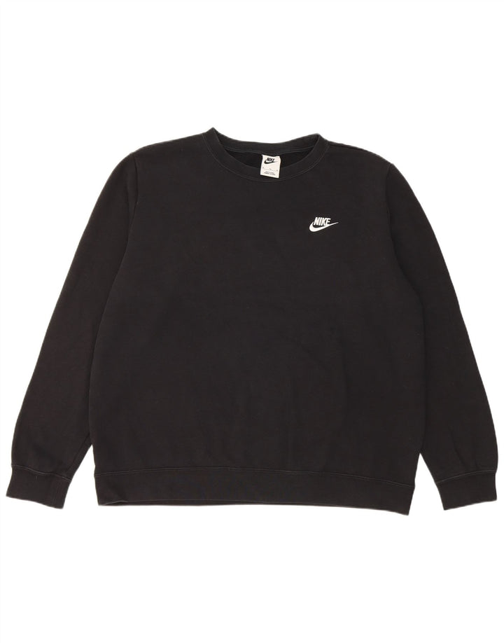 Nike Homme Sweatshirt Jumper XL Noir Coton