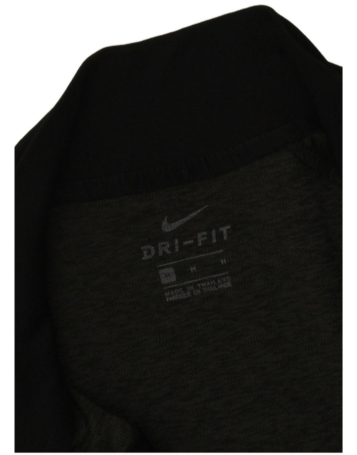 Nike Hommes Dri Fit Survêtement Top Veste Gris Moyen Colorblock Polyester