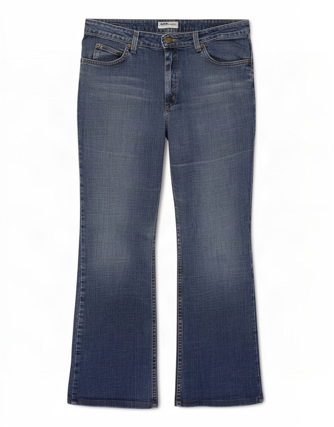 Lee Cameron Bootcut Jeans Femme W36 L28 Bleu Coton