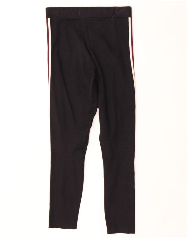 Fila Leggings graphiques pour femmes UK 10 petit coton color block noir