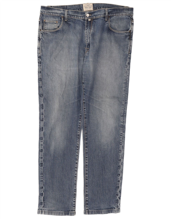 Avirex Jean droit homme W42 L32 bleu coton