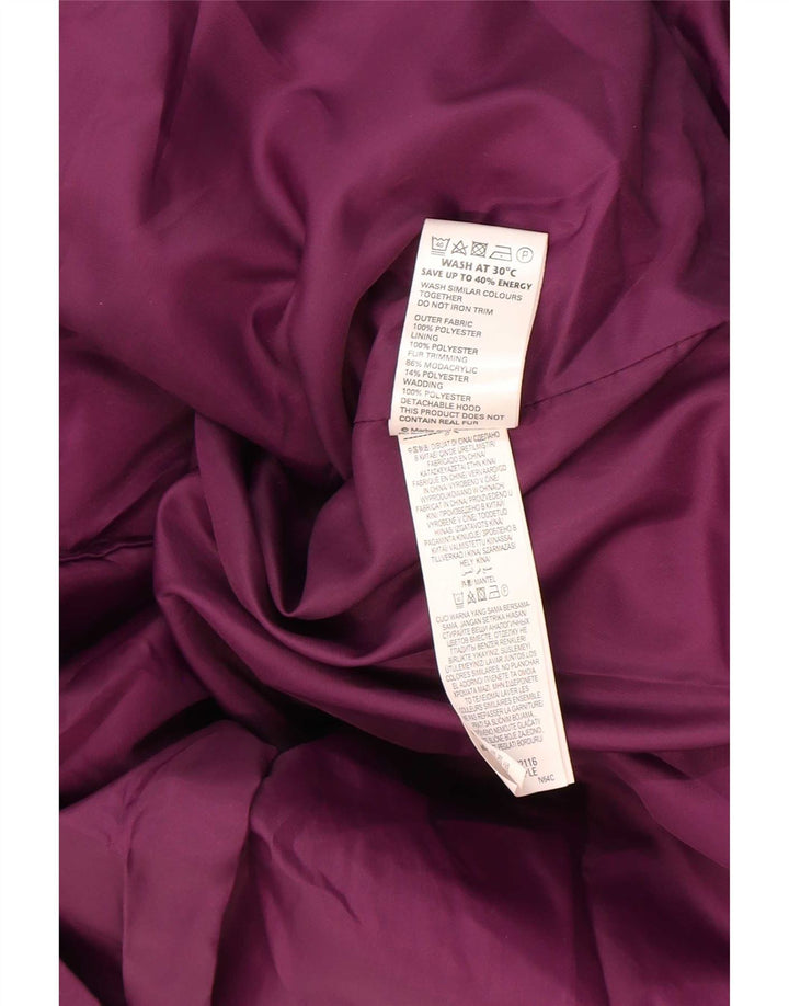 Marks & Spencer Veste coupe-vent pour femme UK 16 Large Violet Polyester
