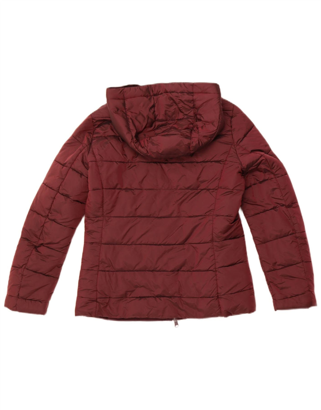 REFRIGUE Veste matelassée réversible à capuche pour femme UK 10 Small Bordeaux
