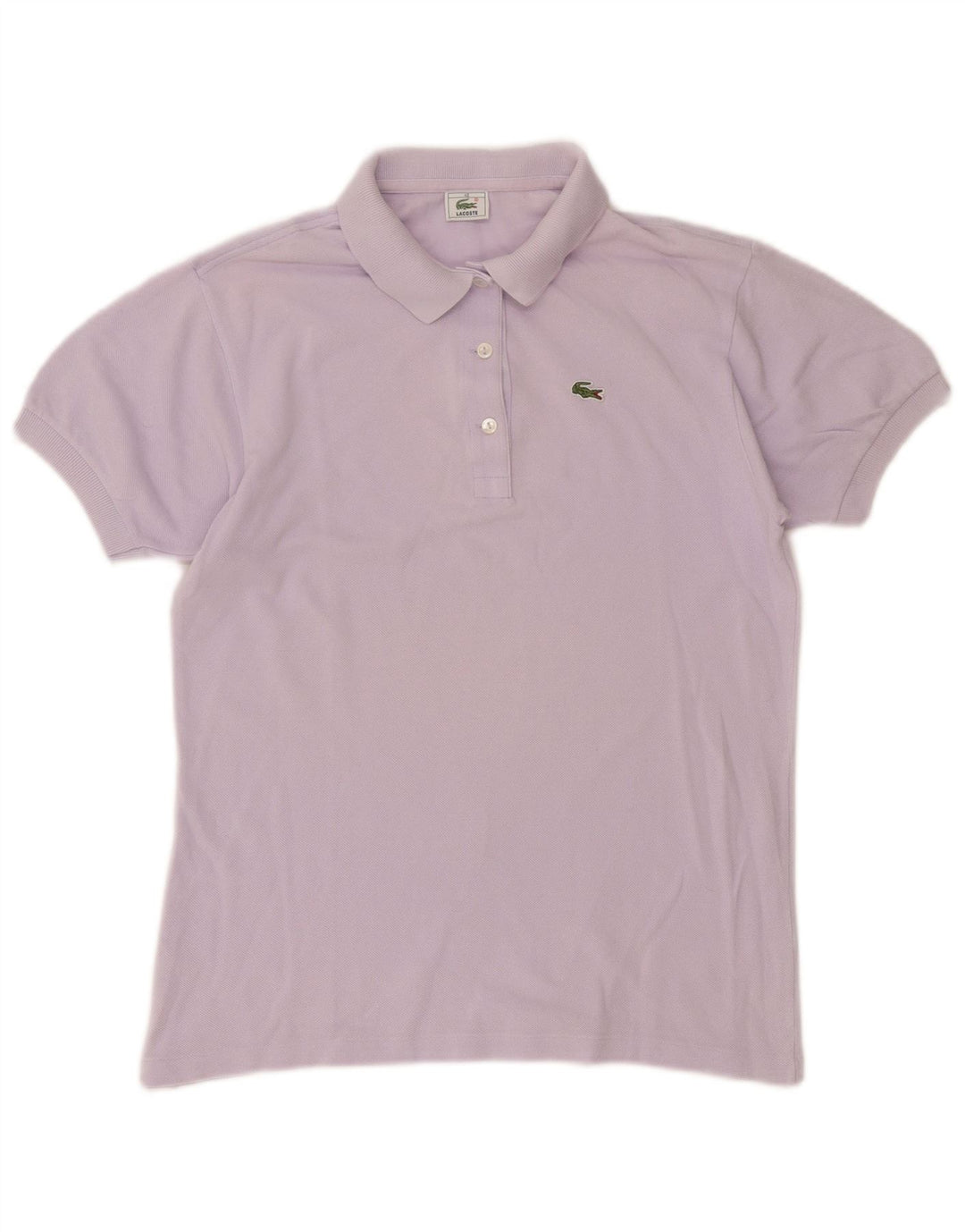 Lacoste Polo Femme Taille 40 Coton Violet Moyen