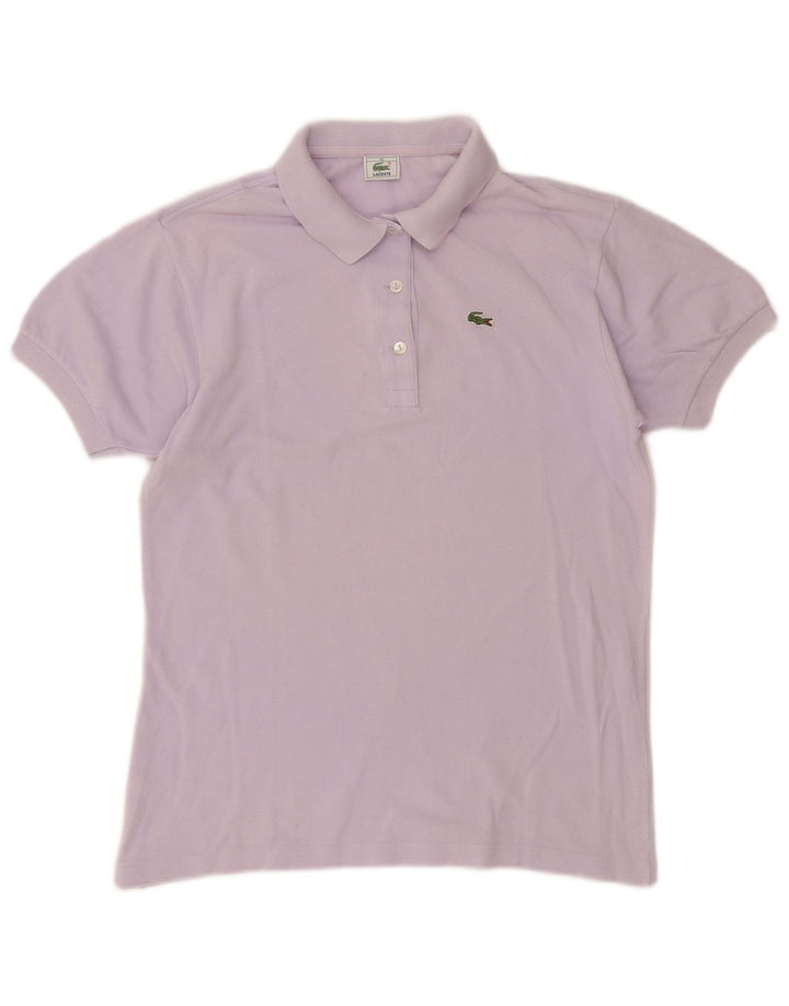 Lacoste Polo Femme Taille 40 Coton Violet Moyen