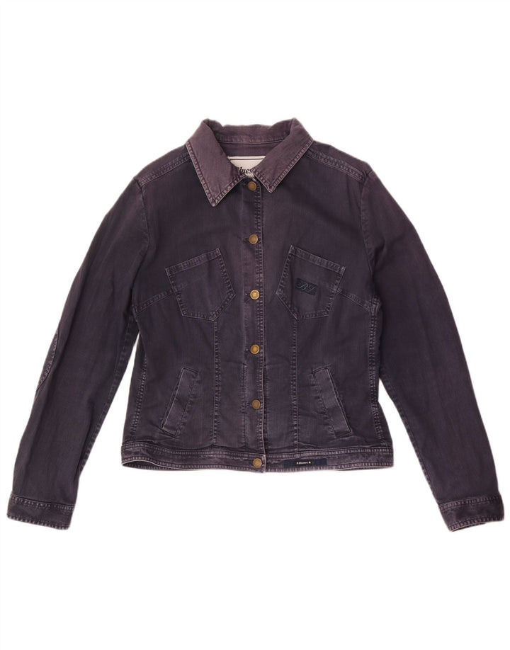 Bluestars Veste en jean pour femme UK 16 Large Bleu marine en coton
