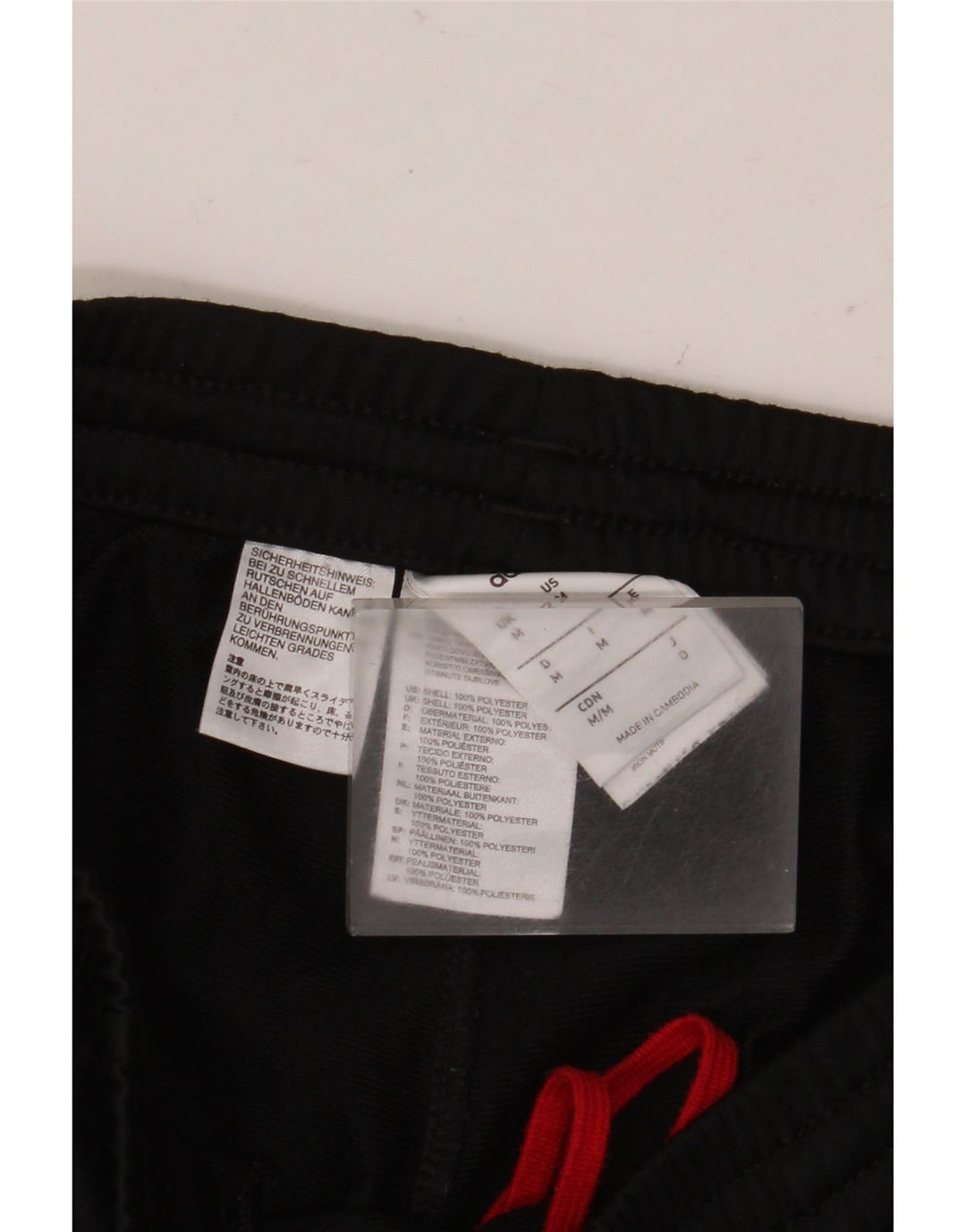 Adidas Pantalon de survêtement pour homme Noir moyen Polyester