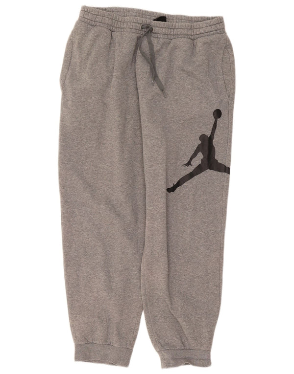 Jordan Pantalon de survêtement graphique pour homme, jogging, grand, gris moucheté