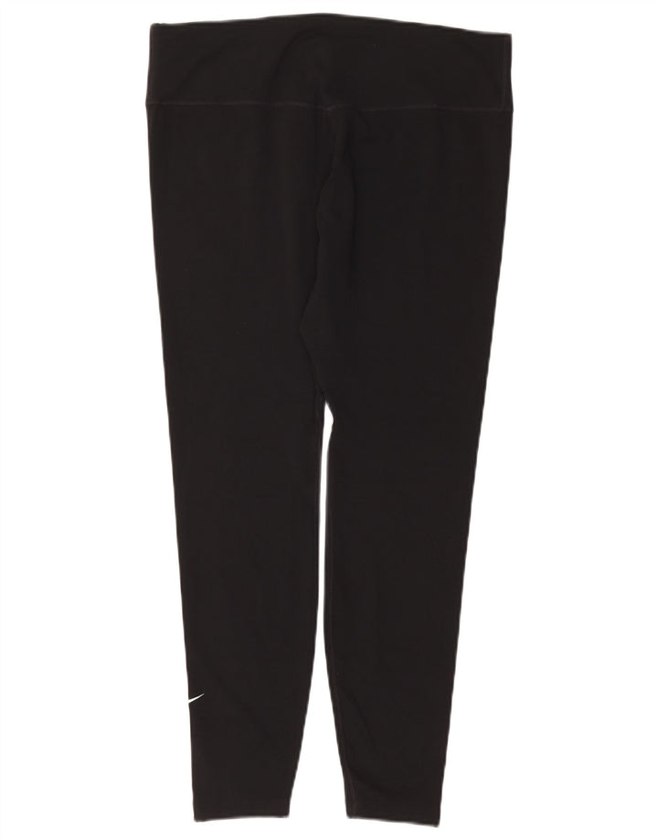 NIKE Legging Dri Fit pour femme UK 18 XL Noir Polyester