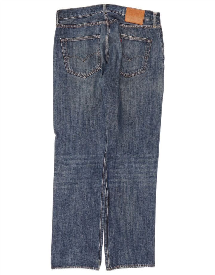 Levi's Jean Droit 501 Homme Bleu W32 L32 Coton