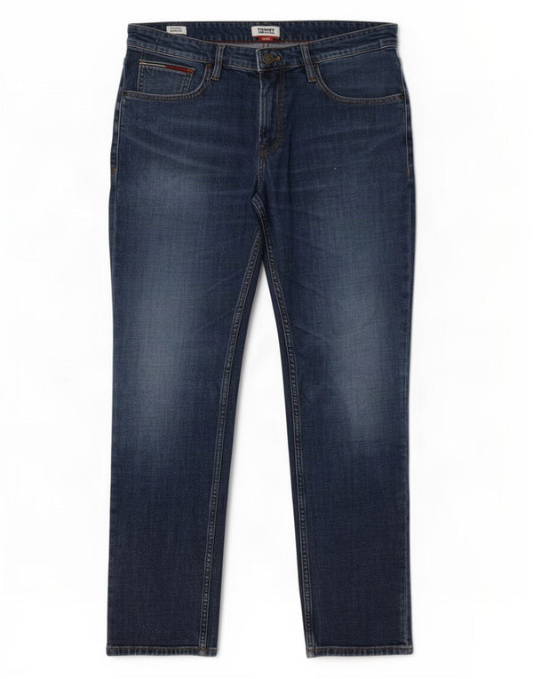 Tommy Hilfiger Jean droit homme W34 L32 bleu coton