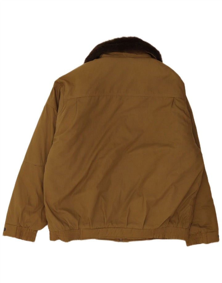 Challenger Veste matelassée pour homme UK 42 XL Kaki Colourblock Polyester