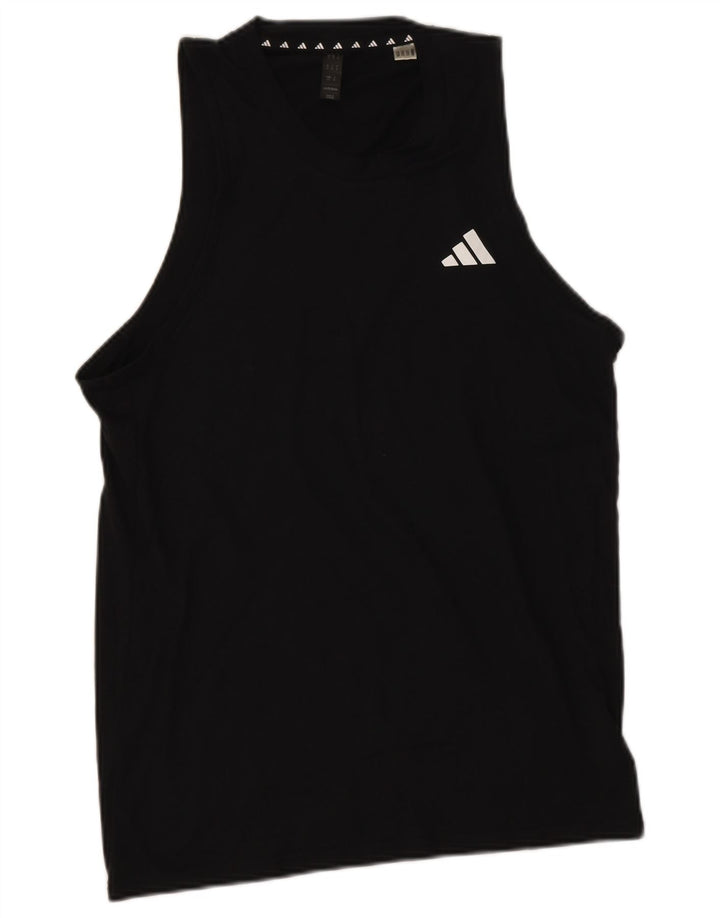 Adidas Hommes Aeroready Débardeur Petit Noir Polyester