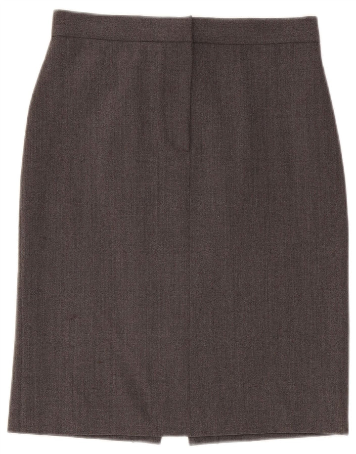 Jupe crayon Femme Emporio Armani IT 42 Medium W28 Gris Polyester