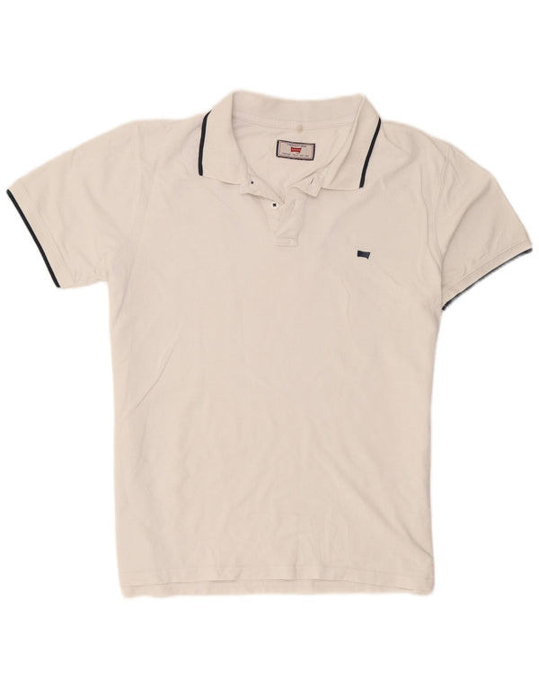 Carrera Polo Regular Fit XL Coton Rayé Blanc Homme
