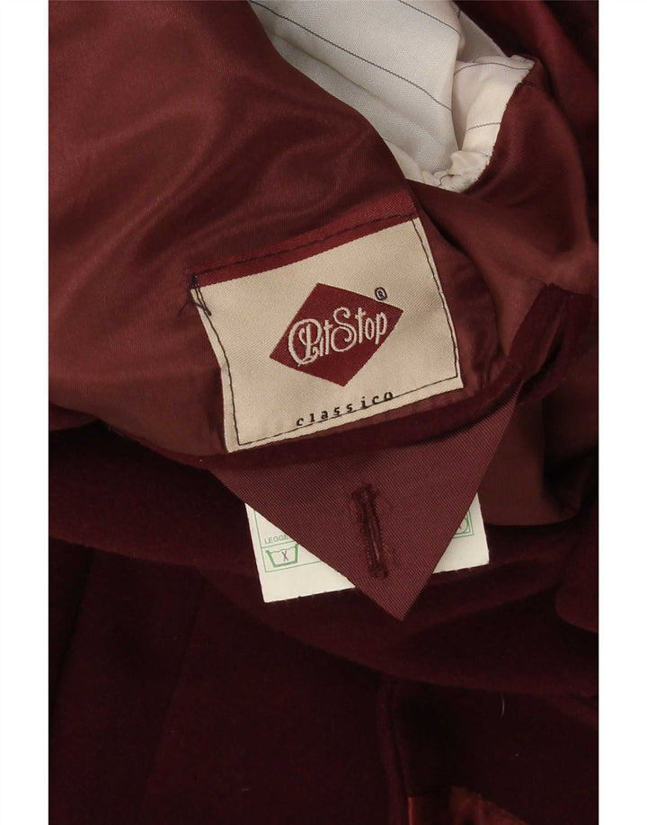 Pit Stop Veste Blazer 2 Boutons Homme IT 54 2XL Laine Bordeaux