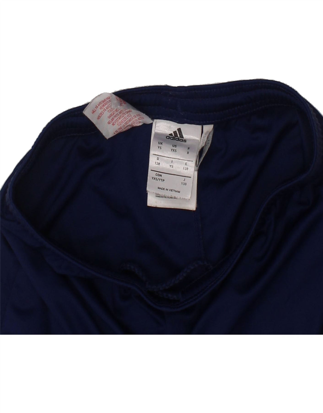 ADIDAS Boys Climalite Sport Shorts 7-8 Years Small Navy Blue Polyester Vintage Adidas and Second-Hand Adidas from Messina Hembry 