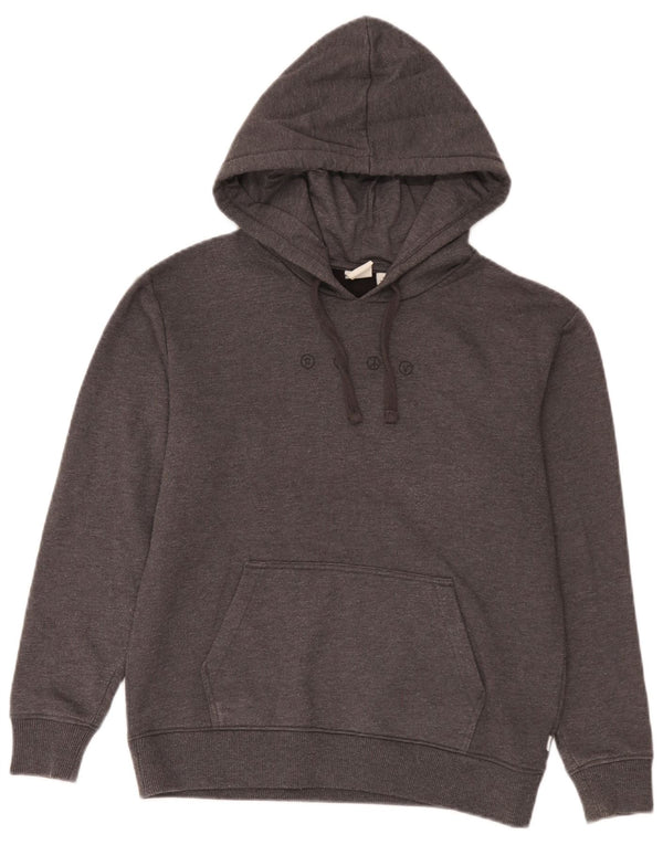 Vans Pull à capuche graphique pour homme Petit gris Coton