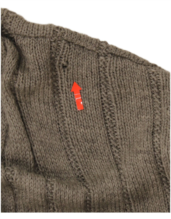 Pull Cardigan Vintage Homme 2XL Gris