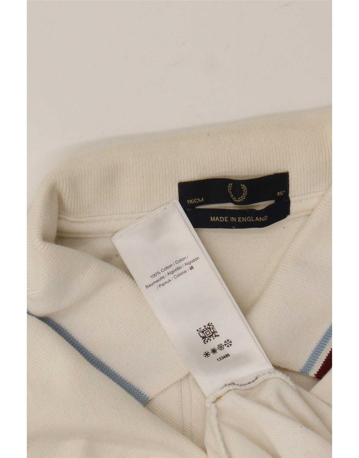 Fred Perry Polo Homme Grand Blanc Coton