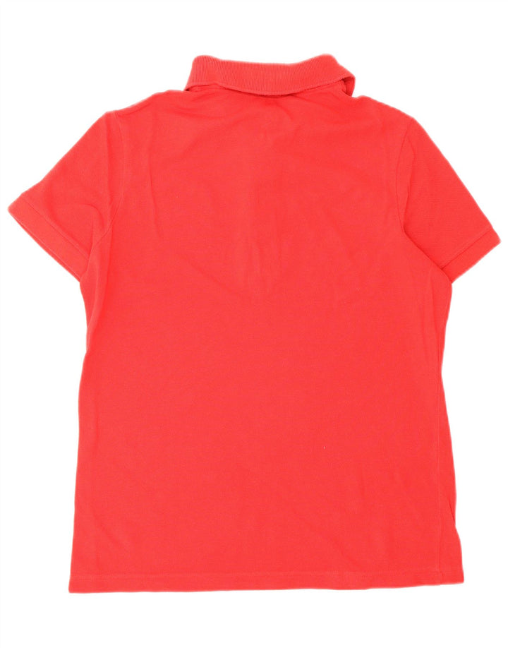 LACOSTE Polo Femme Taille 38 Coton Rouge Moyen
