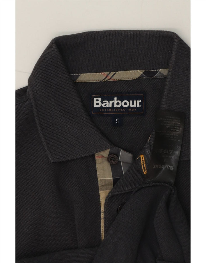 Barbour Polo Homme Petit Gris Coton