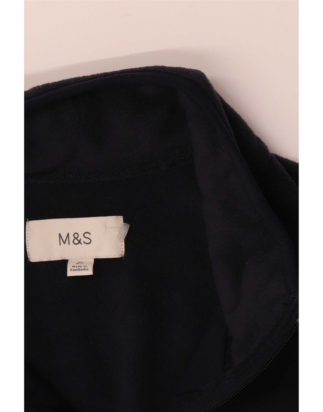Marks & Spencer Veste polaire pour homme UK 42 XL Bleu marine Polyester