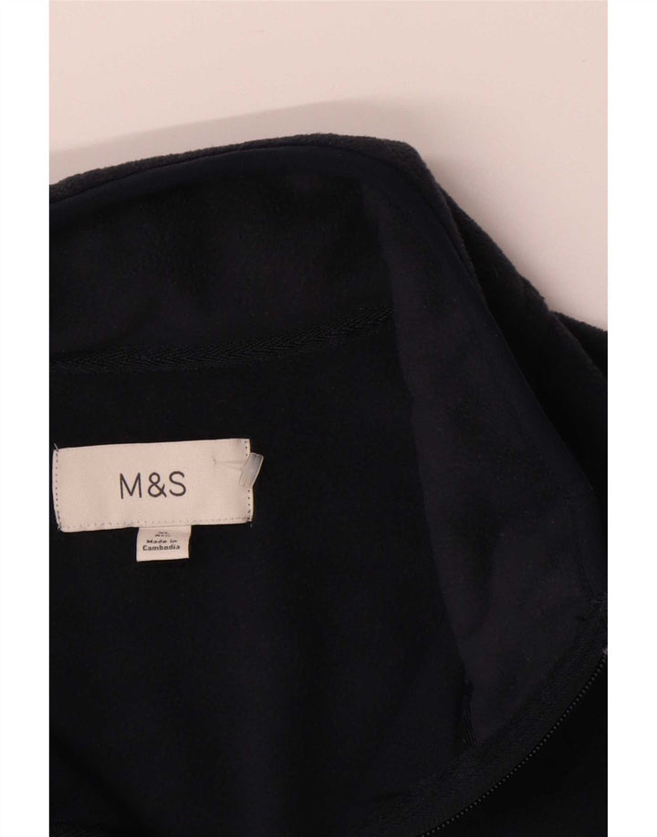 Marks & Spencer Veste polaire pour homme UK 42 XL Bleu marine Polyester