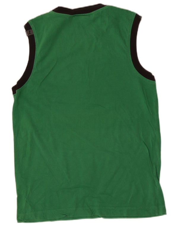 Puma Débardeur Graphic Homme Vert Moyen Colourblock