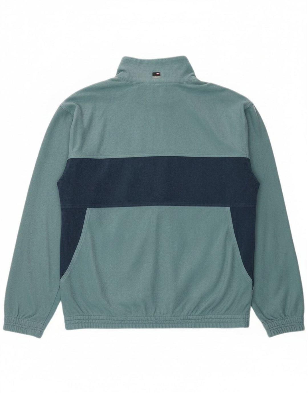 Mc Kees Veste de survêtement pour homme en polyester color block bleu moyen