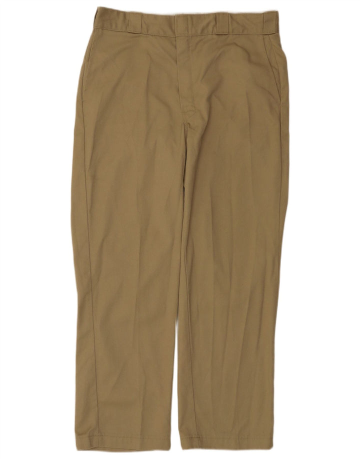 Dickies Pantalon Chino Droit Homme W36 L30 Beige Polyester