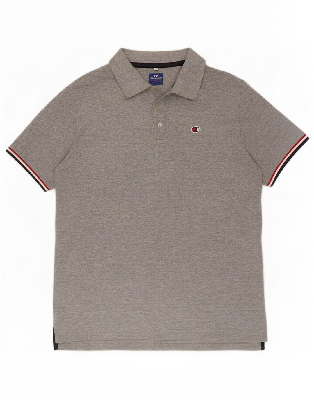 Champion Polo Homme Gris Moyen Coton