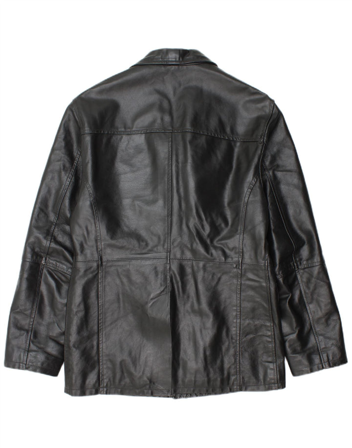 Imperial Veste en cuir pour homme UK 36 Petit cuir noir