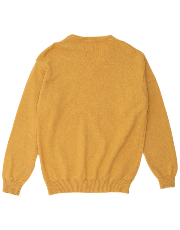 Marlboro Classics Pull col V pour homme en laine jaune Taille L