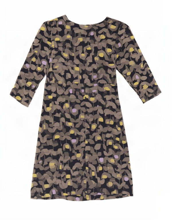 White Stuff Robe droite à manches 3/4 pour femme UK 10 Petit Bleu Marine Floral