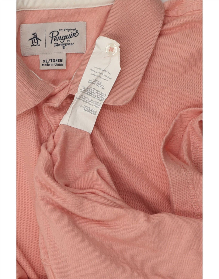 Penguin Polo Homme XL Rose Coton