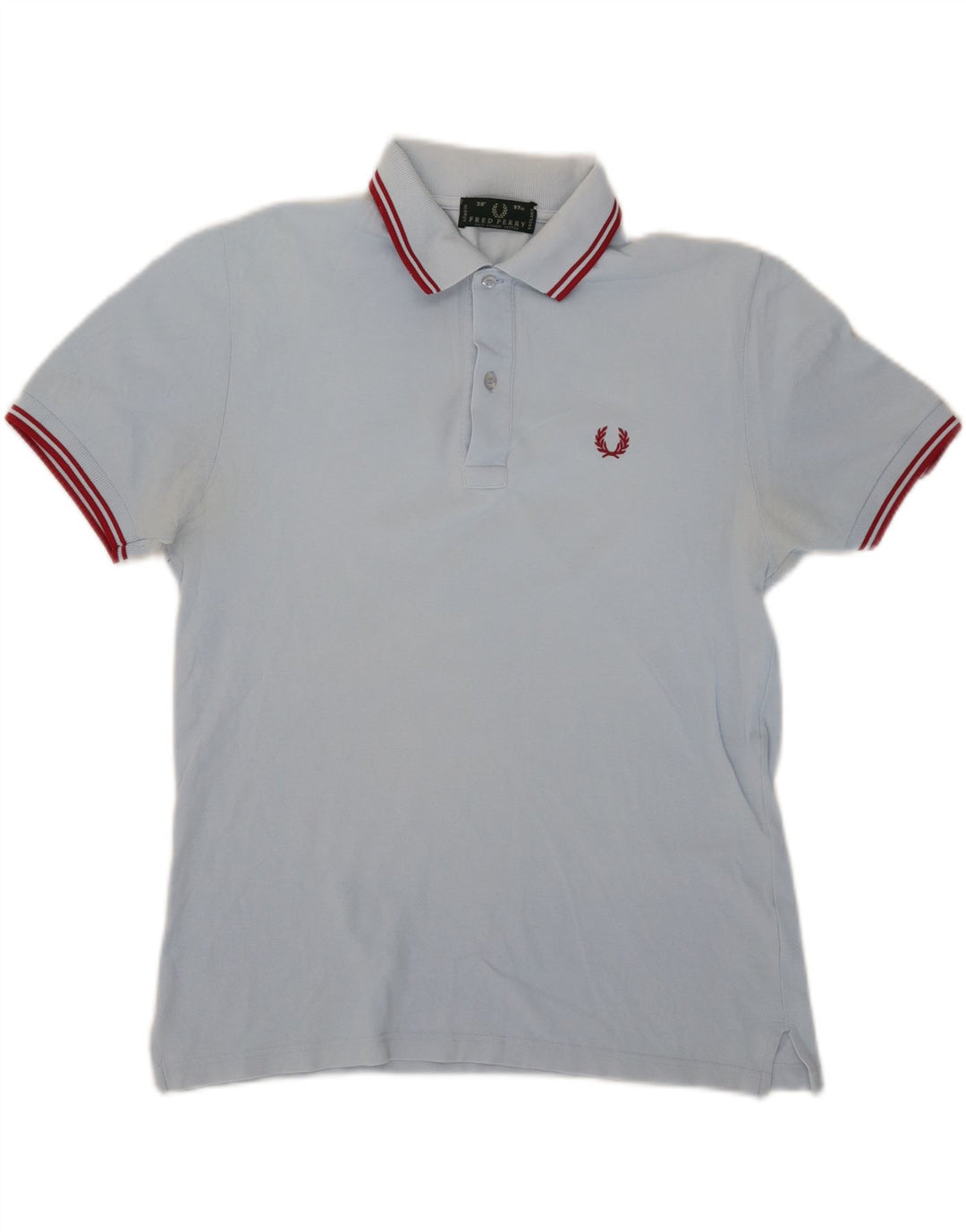 FRED PERRY Polo Homme Petit Bleu Coton