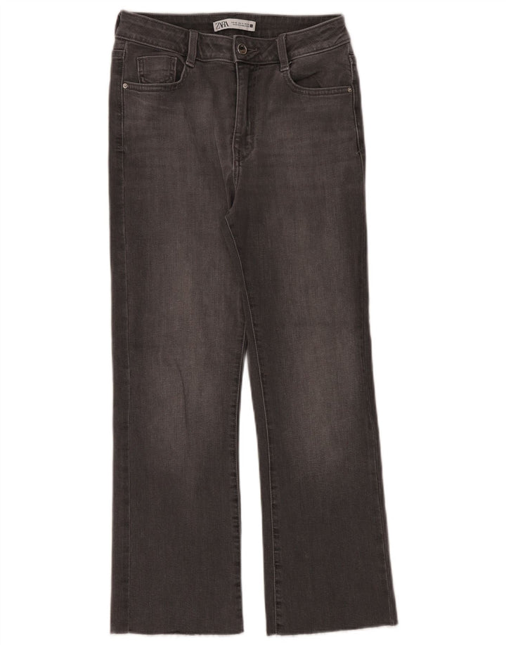 Zara Jean Bootcut Femme EU 36 XS W26 L26 Gris