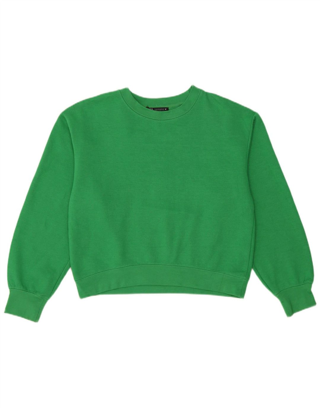 Zara Sweat-shirt pour femme UK 44 en polyester vert moyen