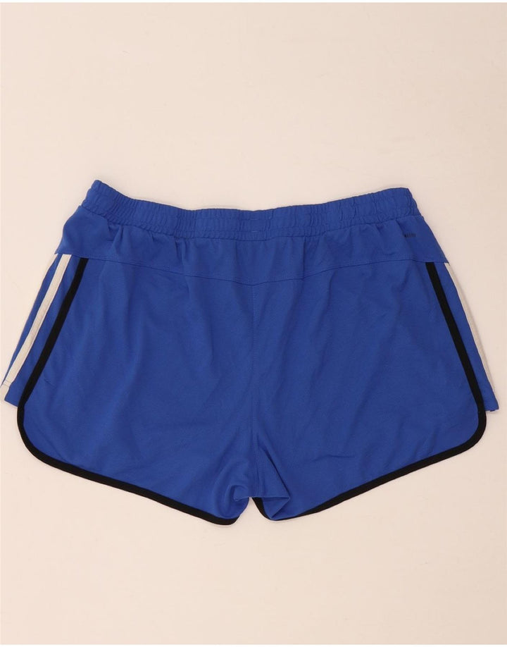 ADIDAS Short de sport Climalite pour femme UK 20/22 XL Bleu Polyester