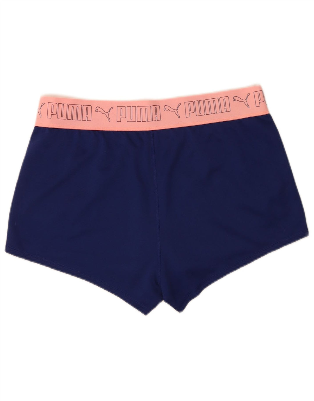 Puma Short de sport graphique pour femme, grand, bleu, color block, polyester