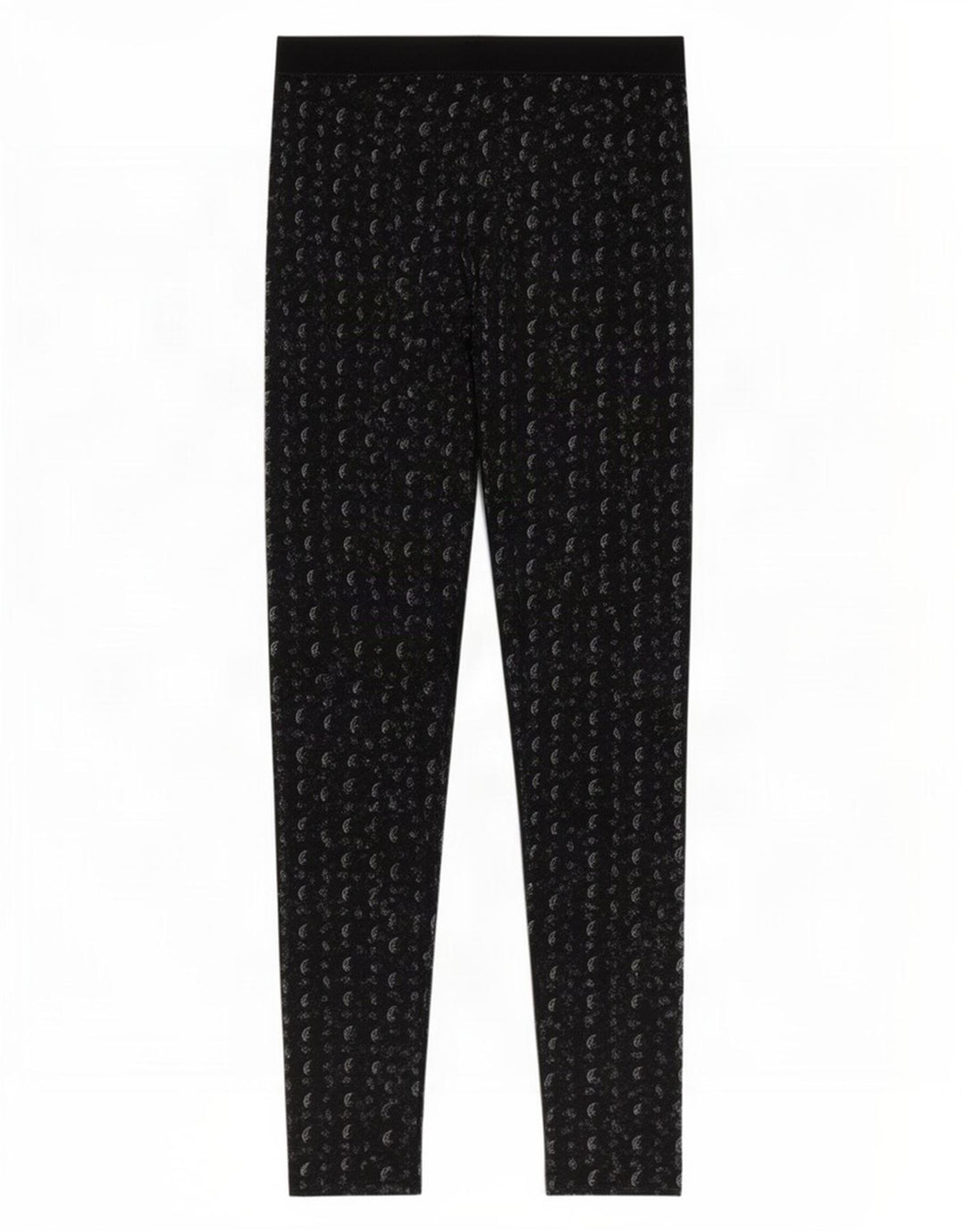 Jack Wills Legging à motif abstrait pour femme UK 8 Small Noir