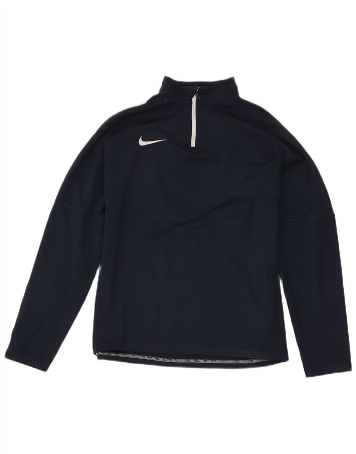 Haut de survêtement Nike Dri Fit pour garçon 13-14 ans XL bleu marine