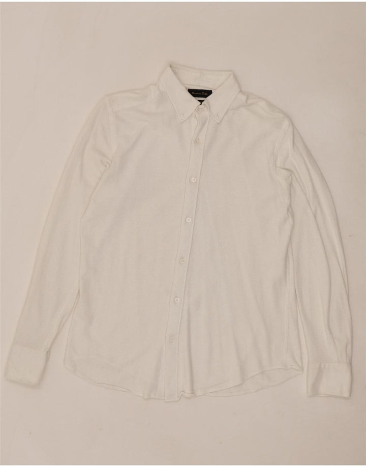 MASSIMO DUTTI Chemise Homme Blanc Moyen