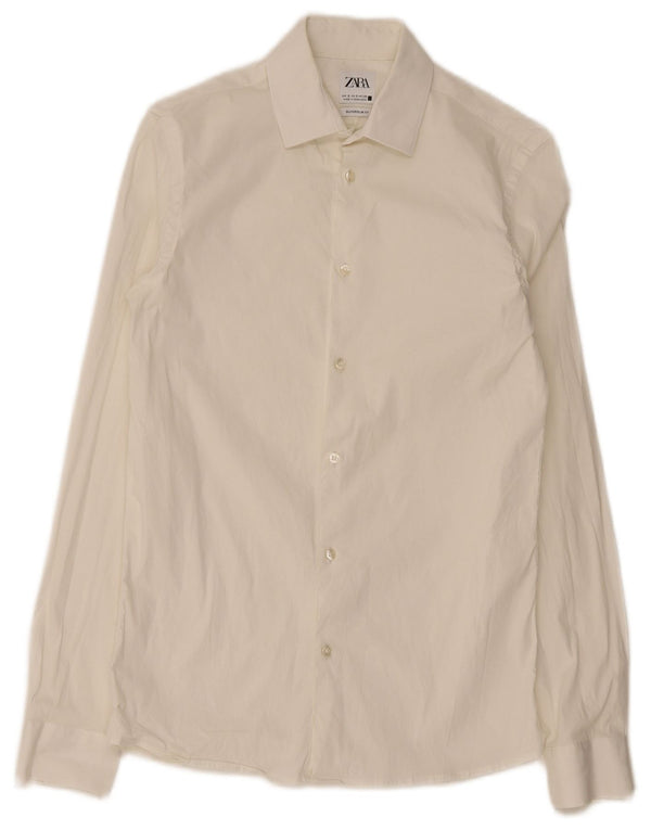 Zara Chemise Super Slim Fit Petit Blanc |