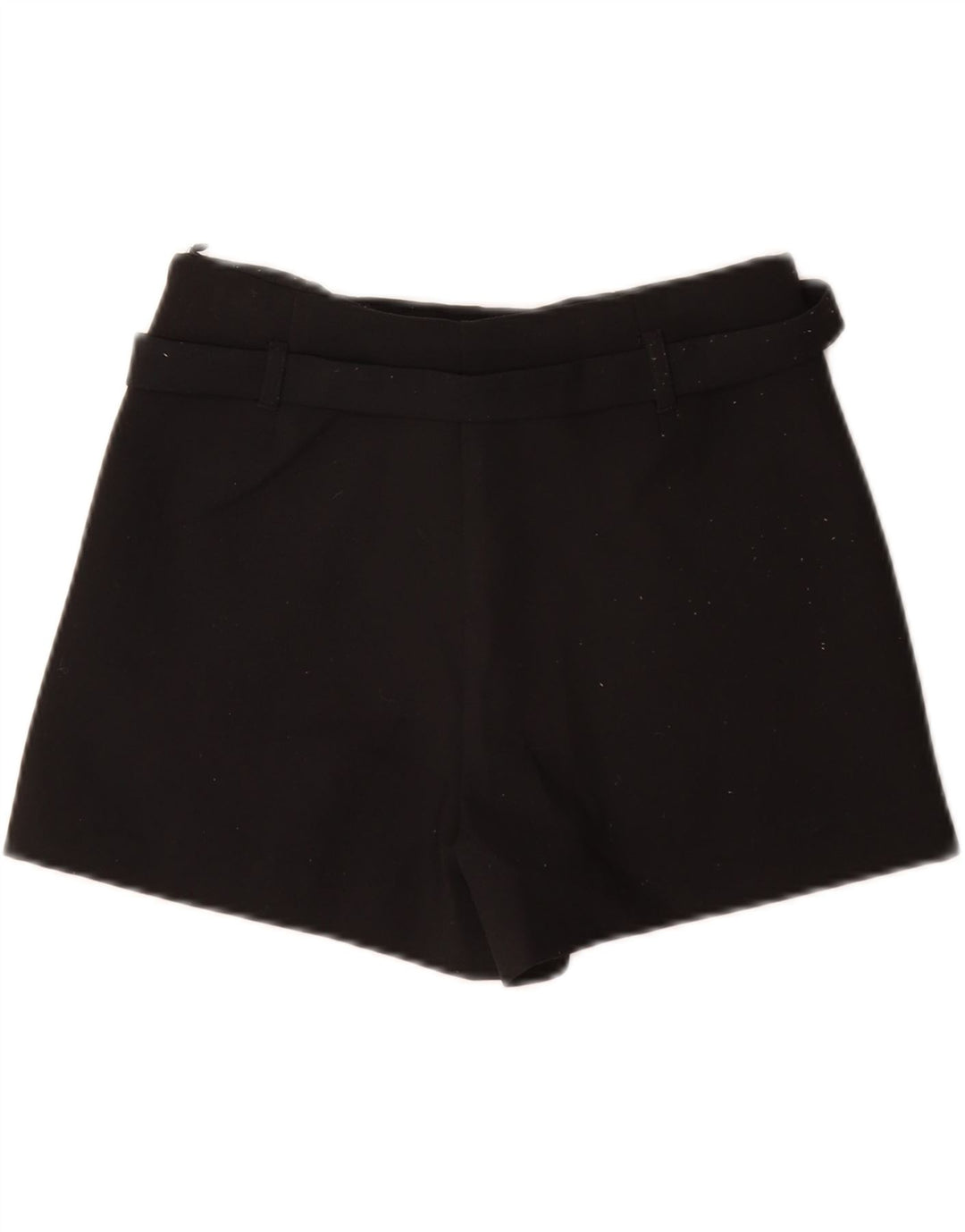 Zara Short décontracté pour femme XS W24 Noir Polyester